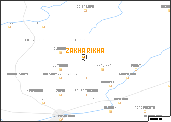 map of Zakharikha