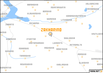 map of Zakhar\