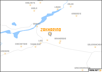 map of Zakharino