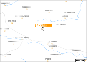 map of Zakhar\