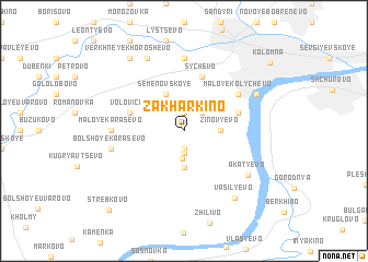 map of Zakharkino