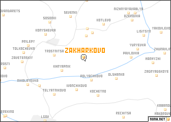 map of Zakharkovo