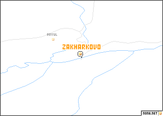 map of Zakharkovo