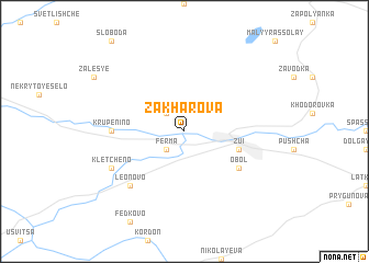 map of Zakharova