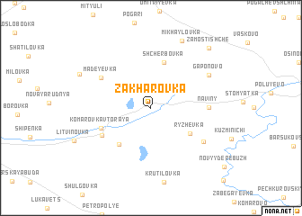 map of Zakharovka