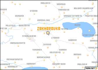 map of Zakharovka