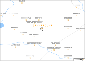 map of Zakharovka