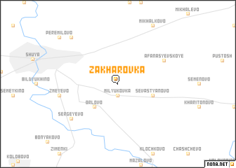 map of Zakharovka