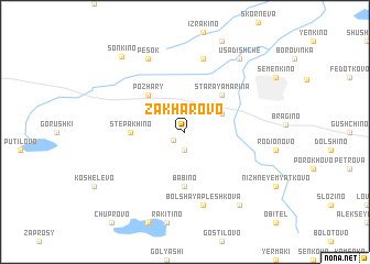 map of Zakharovo