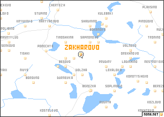 map of Zakharovo