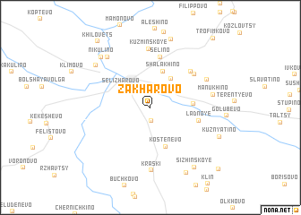 map of Zakharovo