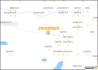 map of Zakharovo