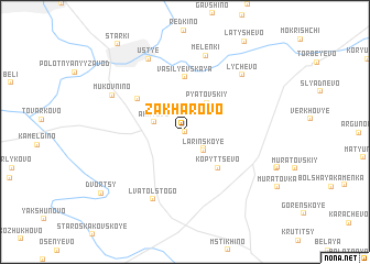 map of Zakharovo