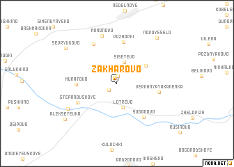 map of Zakharovo