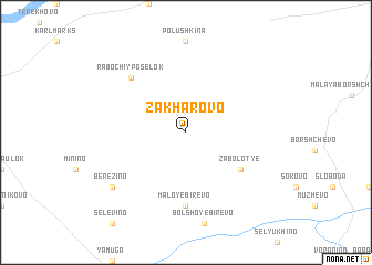 map of Zakharovo