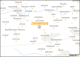 map of Zakharovo