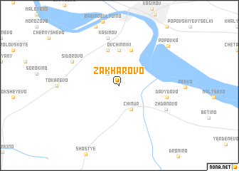 map of Zakharovo