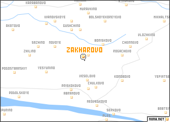 map of Zakharovo