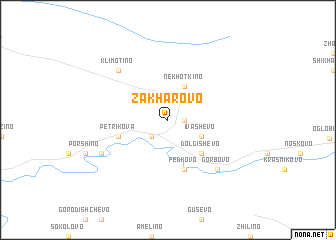 map of Zakharovo