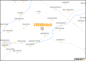 map of Zakharovo