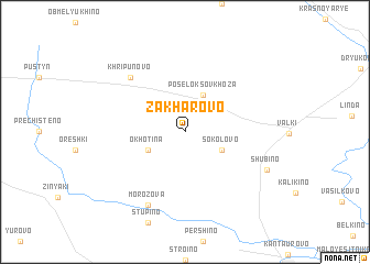 map of Zakharovo