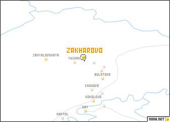 map of Zakharovo