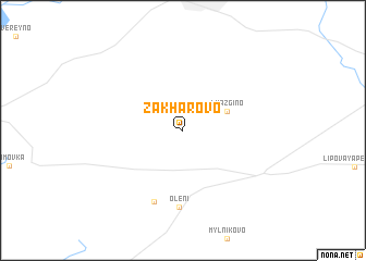 map of Zakharovo