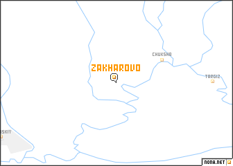 map of Zakharovo
