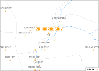 map of Zakharovskiy