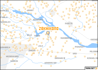 map of Zakhi Kono