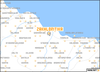 map of Zakhlorítika