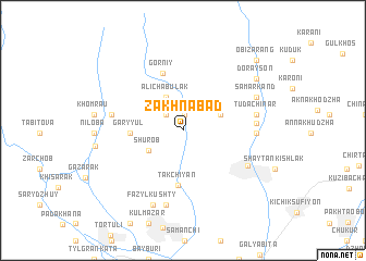 map of Zakhnabad