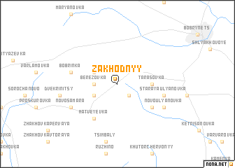 map of Zakhodnyy