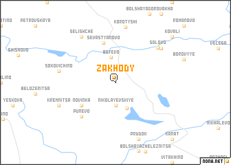 map of Zakhody