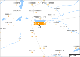 map of Zakhody