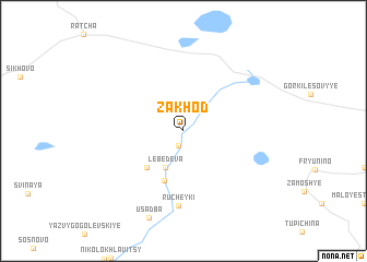 map of Zakhod