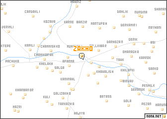 map of Zakho