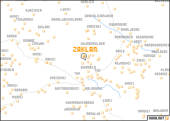 map of Zaklan