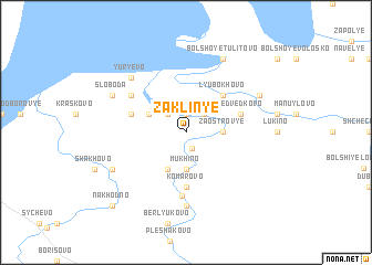 map of Zaklin\