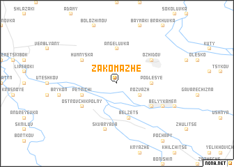 map of Zakomazhe