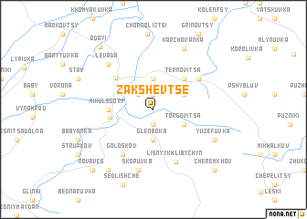 map of Zakshevtse