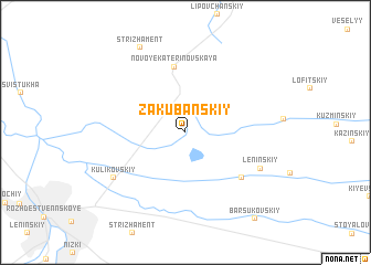 map of Zakubanskiy