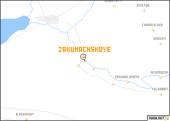 map of Zakumachskoye