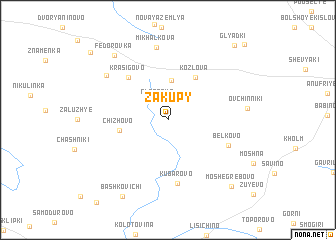 map of Zakupy