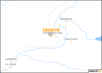 map of Zakur\