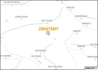 map of Zakutskiy
