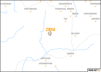 map of Zaku