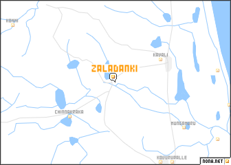 map of Zaladanki