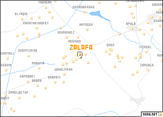 map of Zalafa