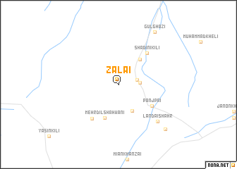 map of Zalai